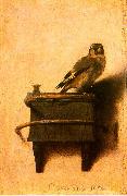 Carel Fabritus The Goldfinch painting